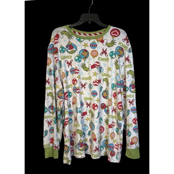 Grinch Holiday Pajamas 2Pc. Set Sz. 2XL Pull On Top and Pants Dr. Seuss - Picture 4 of 10